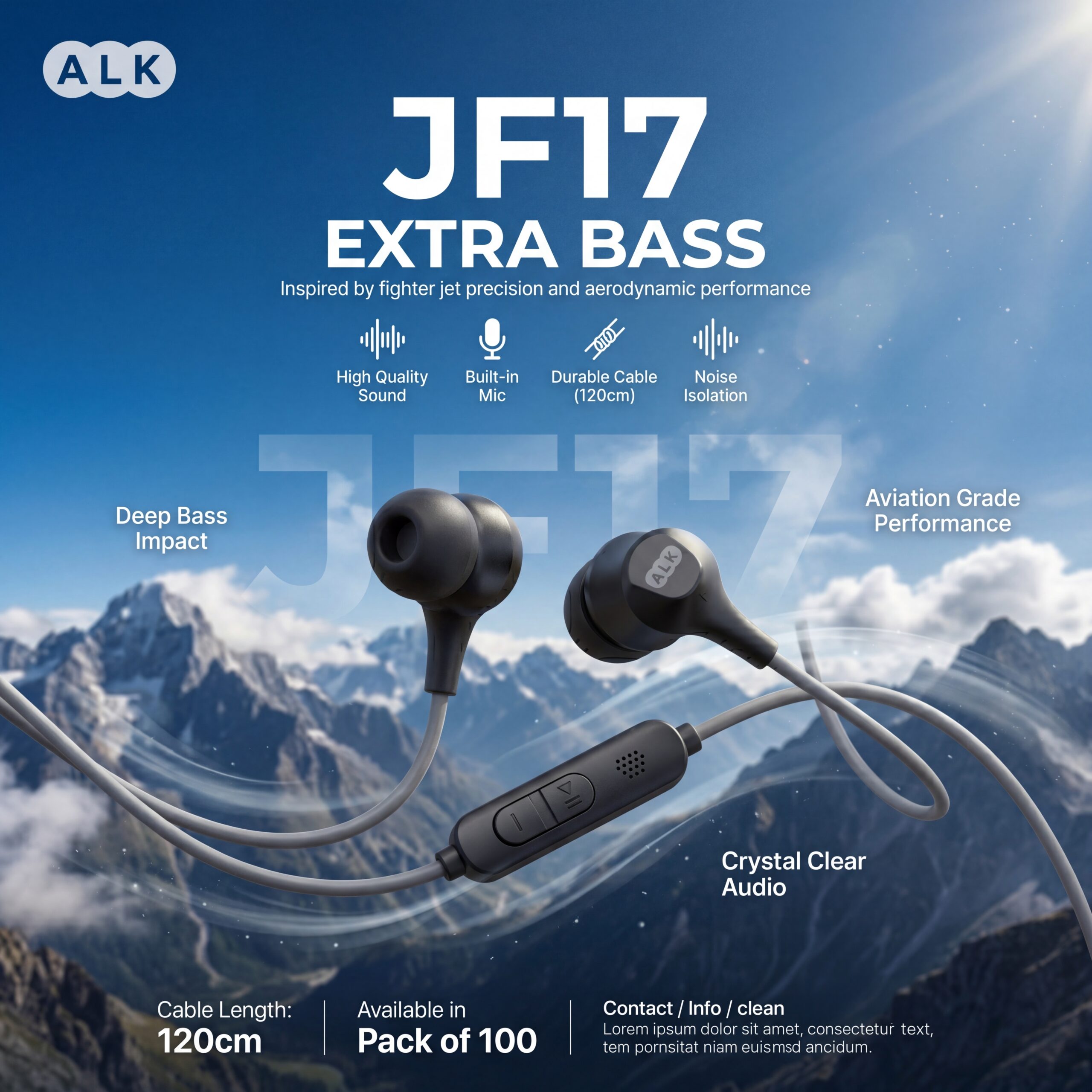 ALK JF17 Earphone